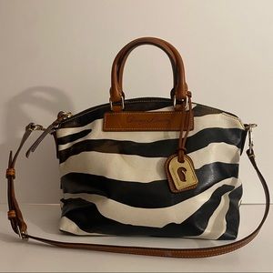 NWT Dooney Zebra Satchel!
